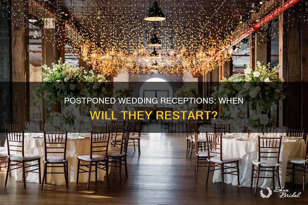 when will wedding receptions resume