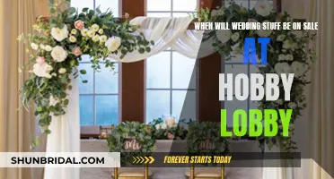 Wedding Season Sales at Hobby Lobby: When to Shop