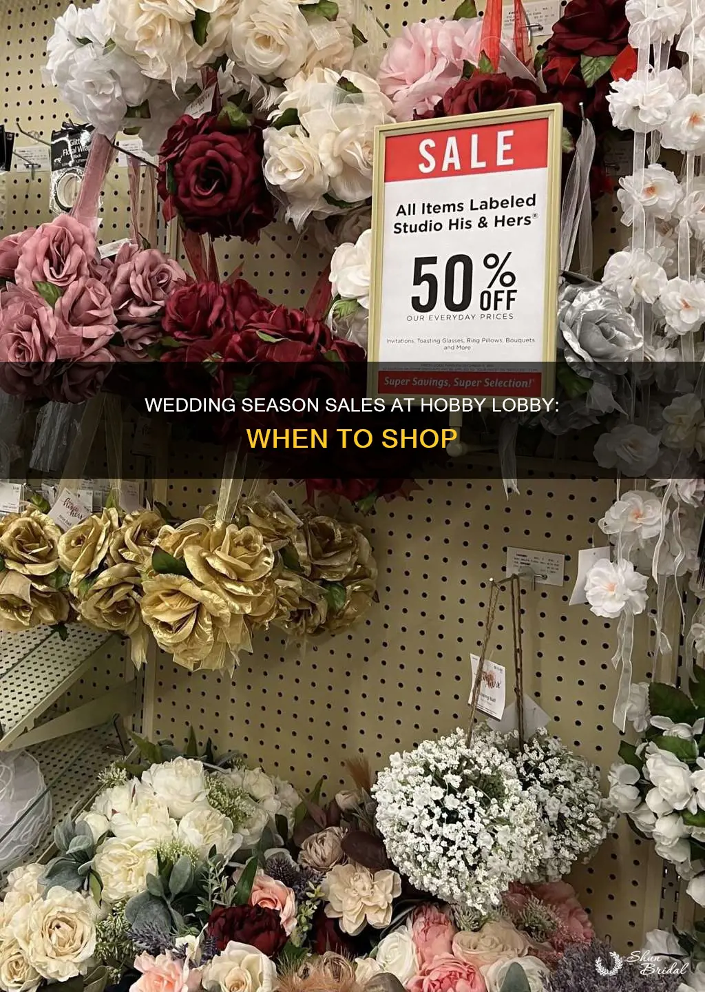 when will wedding stuff be on sale at hobby lobby