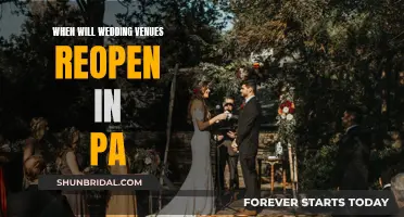 Pennsylvania Wedding Venues: Reopening Dates and Details
