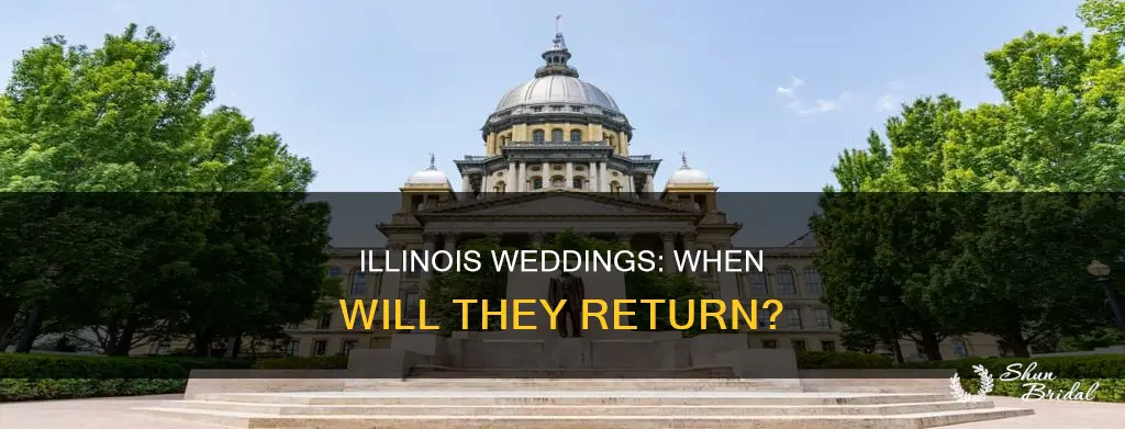 when will weddings be allowed in Illinois