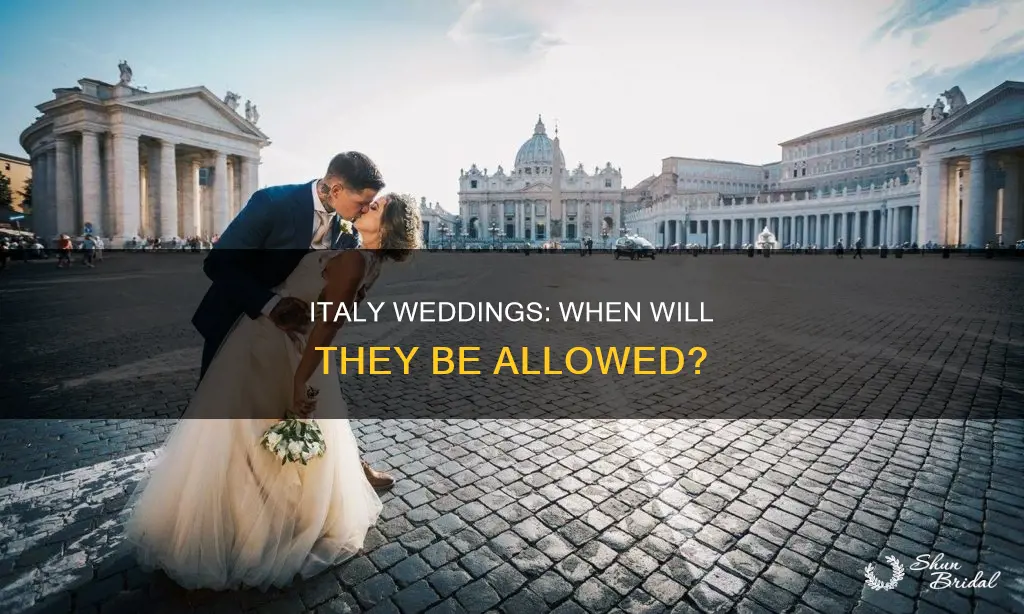 when will weddings be allowed in italy