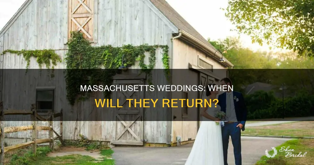 when will weddings be allowed in ma