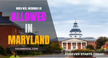 Maryland Weddings: When Will They Return?