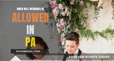 Pennsylvania Weddings: When Will They Return?