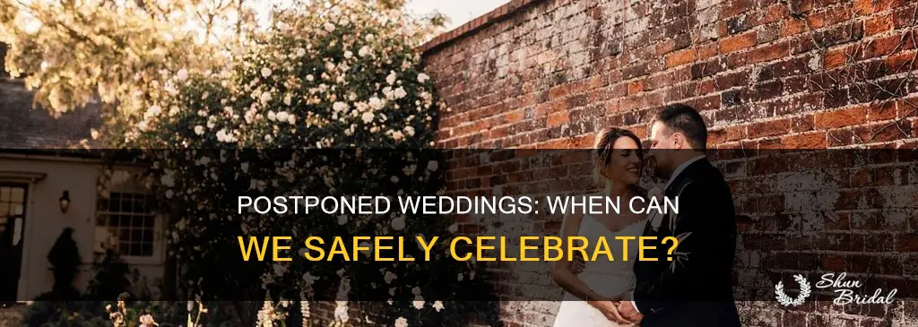 when will weddings be safe covid