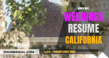 California Weddings: When Will They Restart?