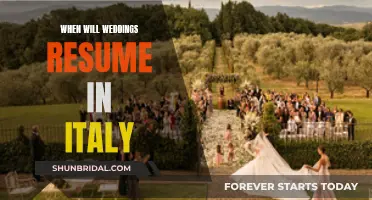 Post-Pandemic Weddings in Italy: When and How?