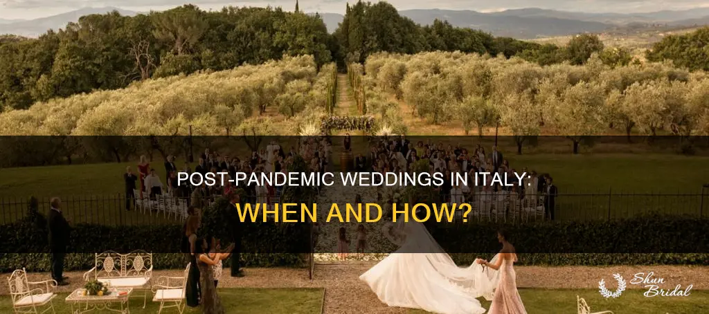 when will weddings resume in italy