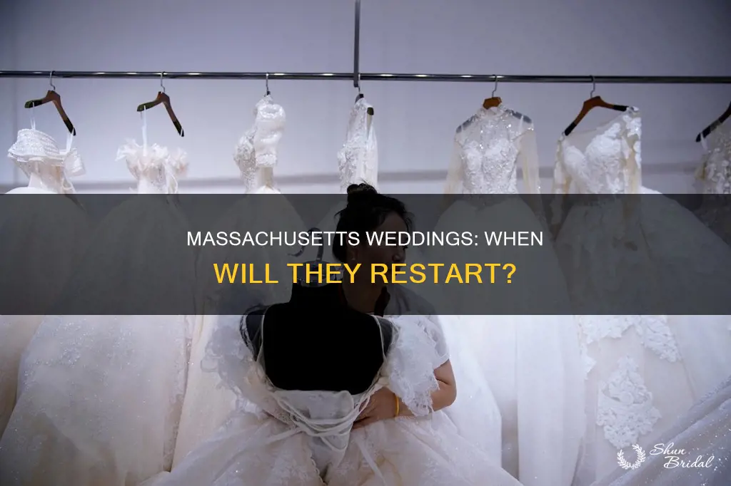 when will weddings resume in Massachusetts