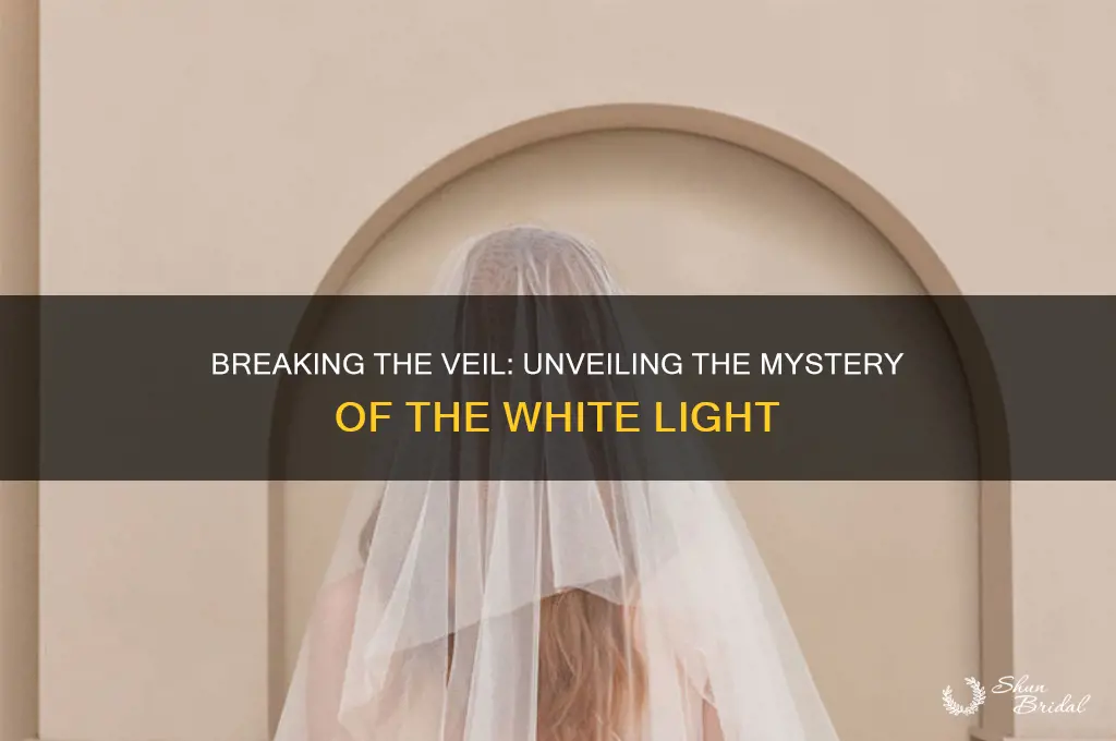 when you break the veil do you see white light