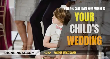 Friends Uninvited: Navigating Your Child's Wedding Alone