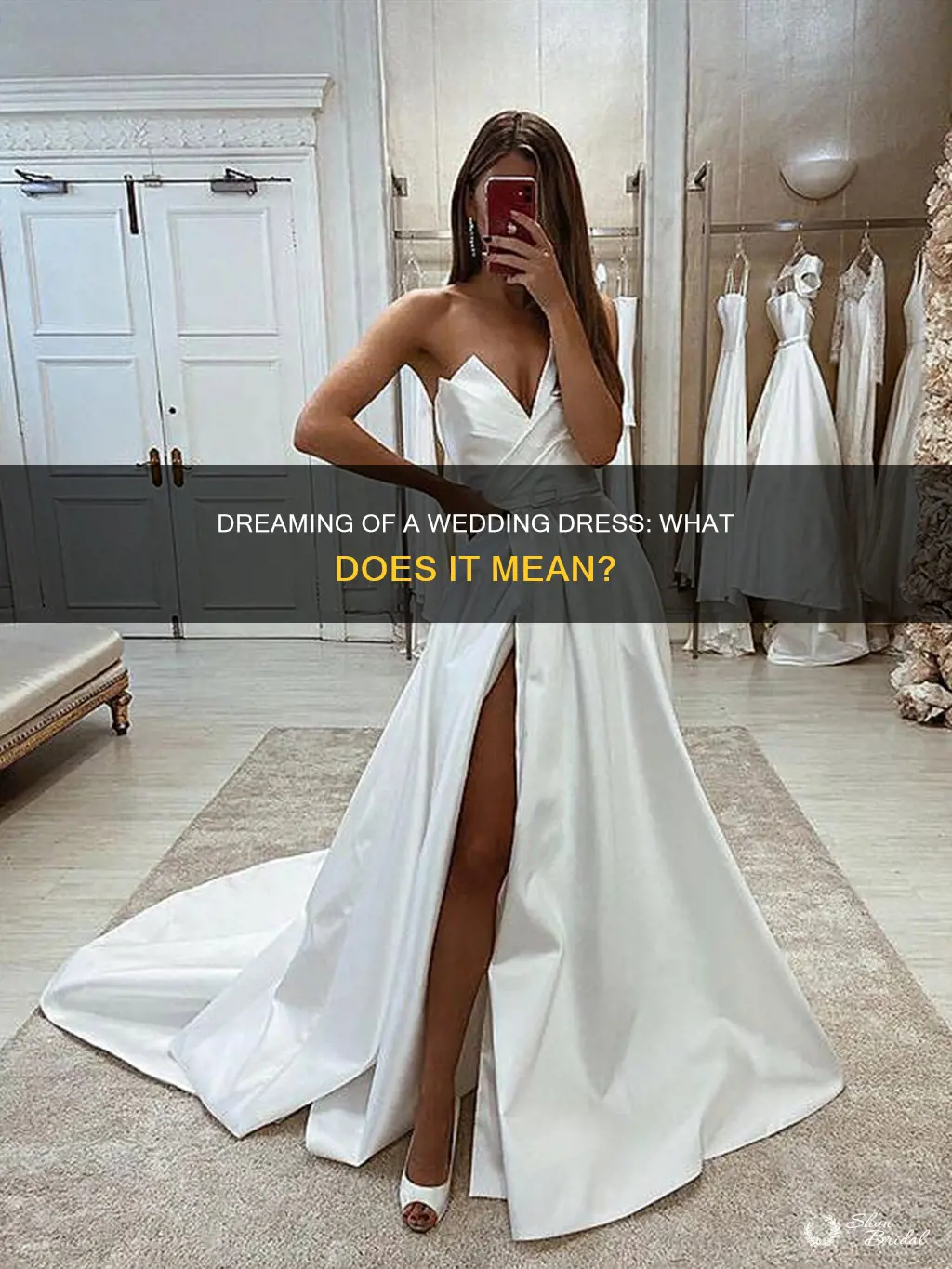 when you dream of a wedding dress