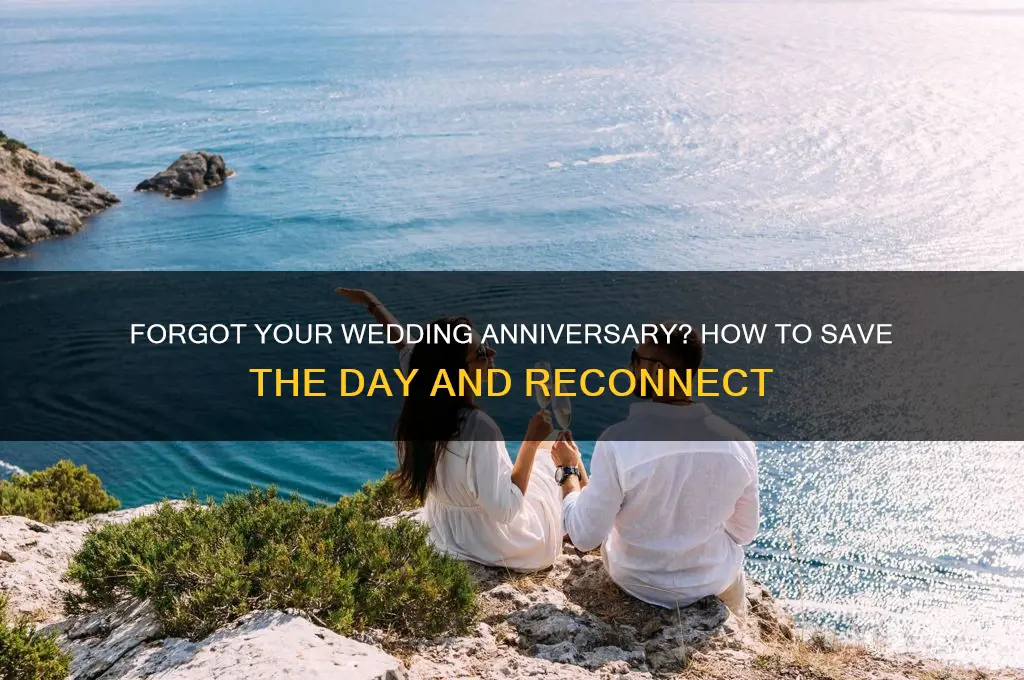 when you forgot your wedding anniversary