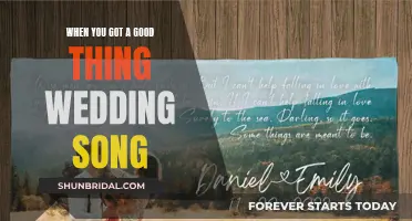 A Good Thing: The Perfect Wedding Song