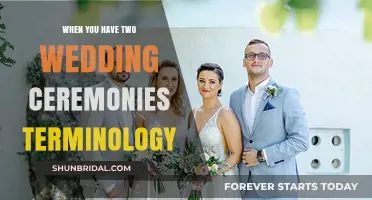 Double the Love: Navigating Two Wedding Ceremonies Terminology