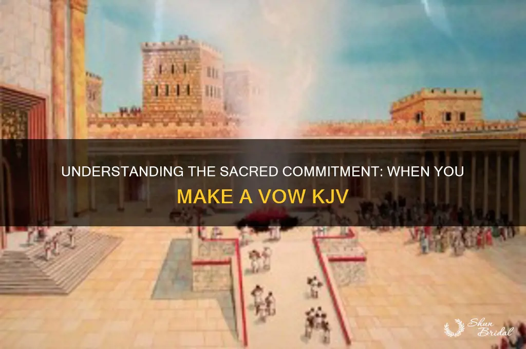when you make a vow kjv