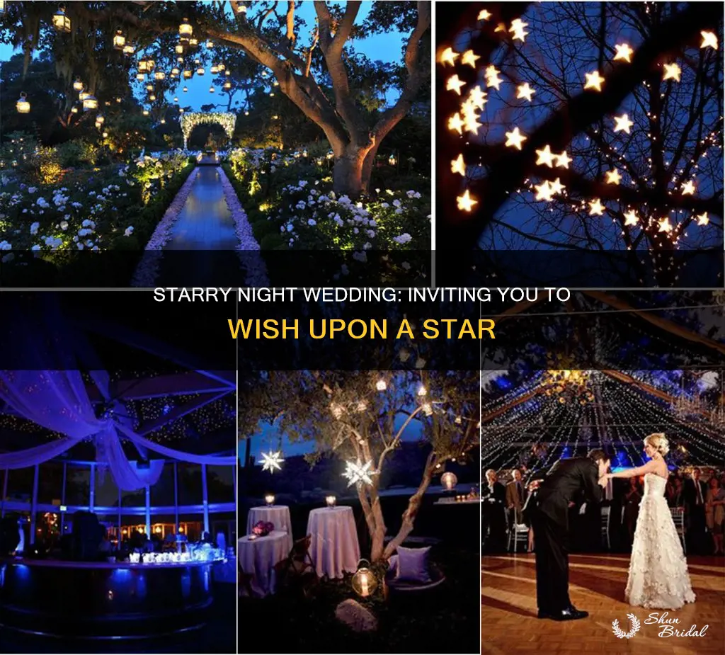 when you wish upon a star wedding invitation