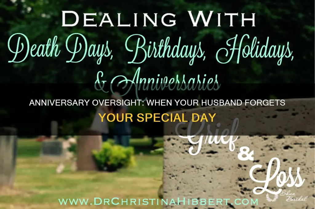 when your husband schedules something on our wedding anniversary