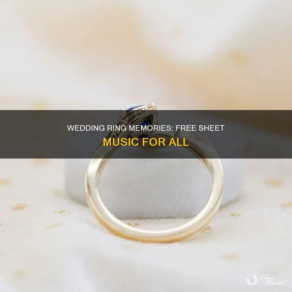 when your old wedding ring was new free sheet music