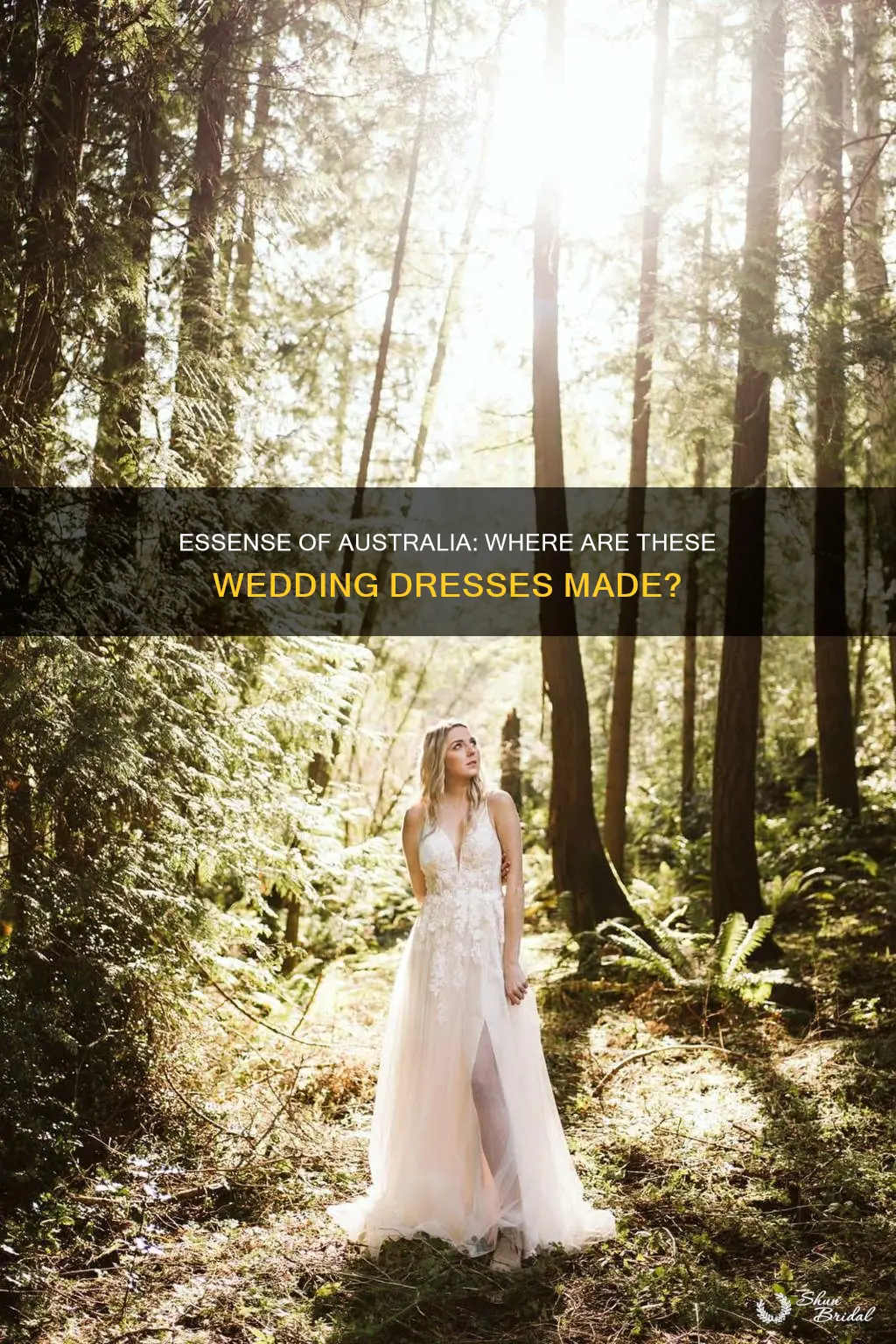where are essense of australia wedding dresses made