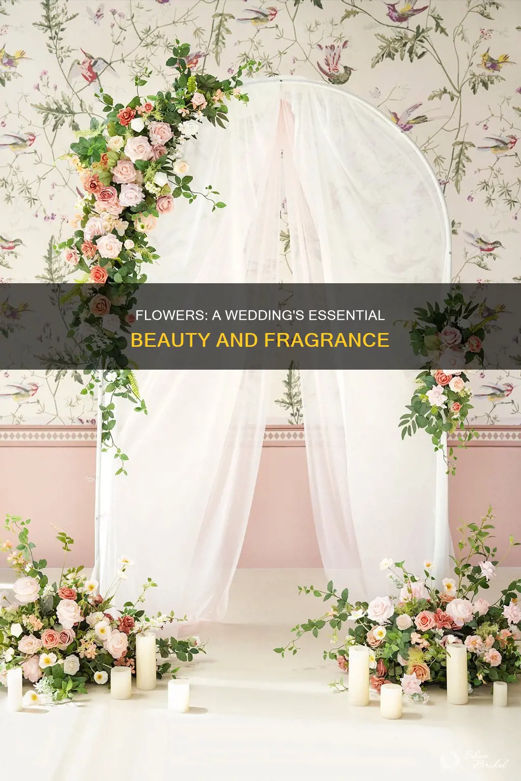 where are flowers needed in wedding