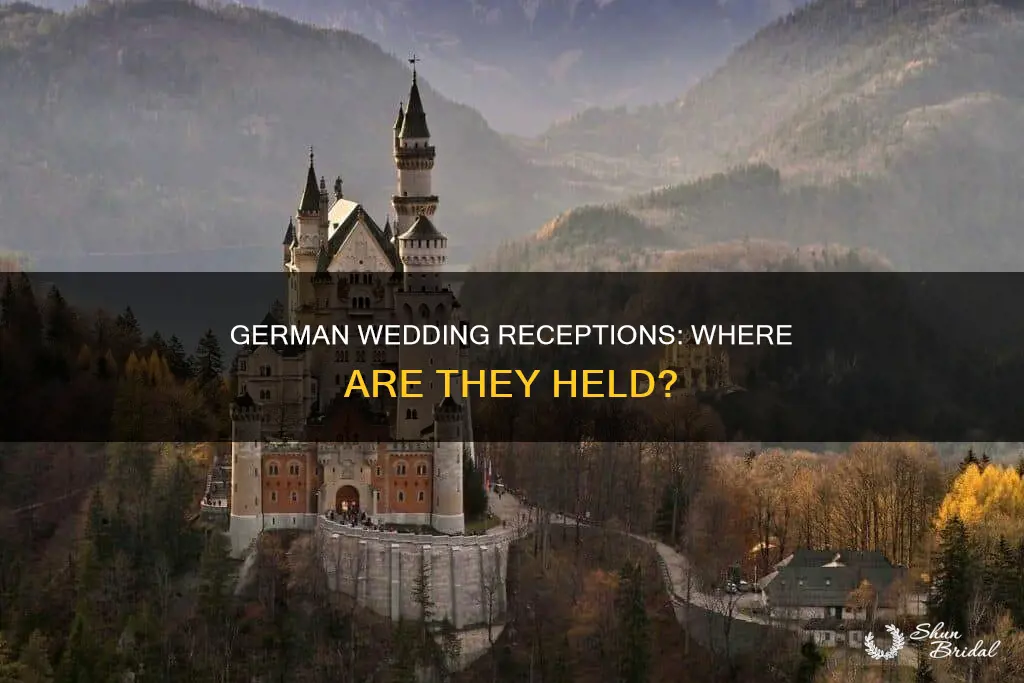 where are most german wedding receptions held