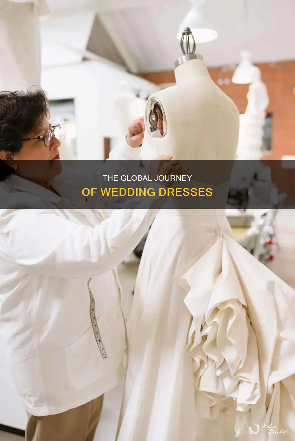 where are most wedding dresses made