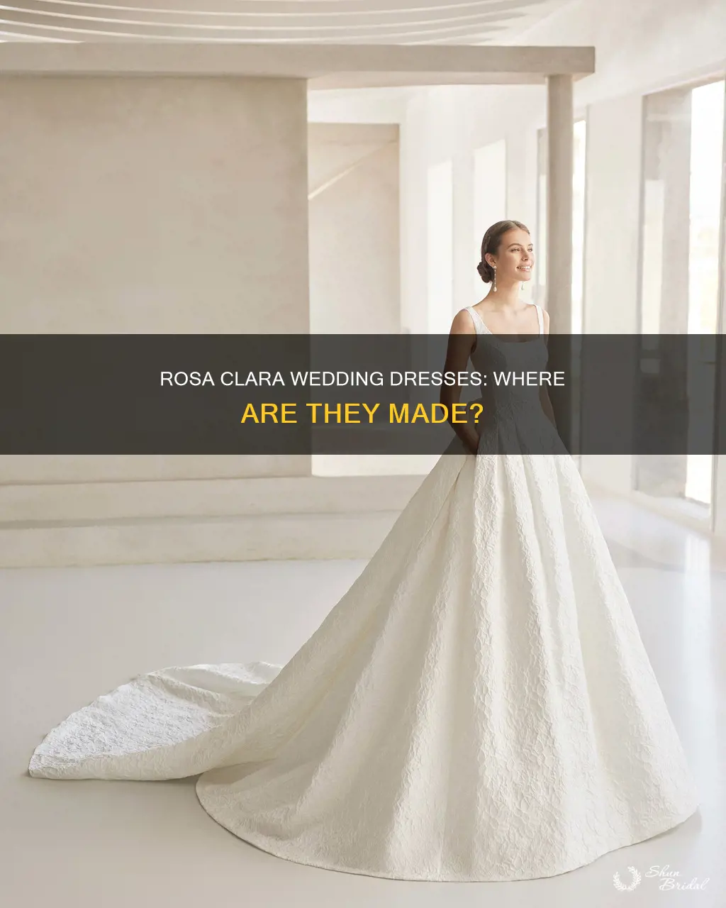 where are rosa clara wedding dresses made