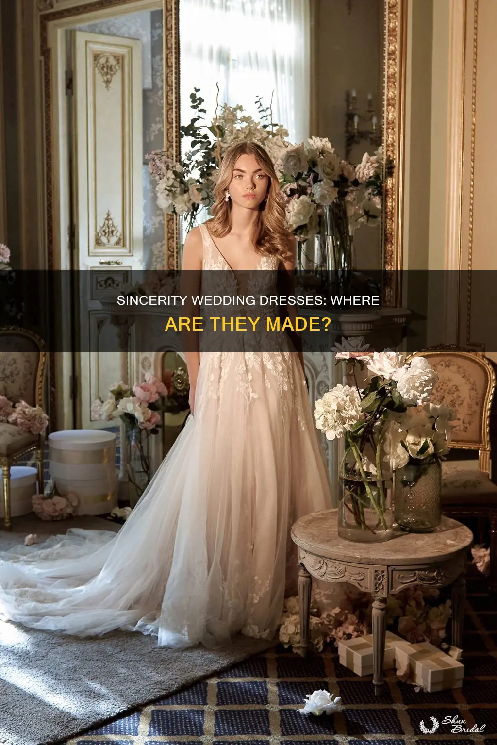 where are sincerity wedding dresses made