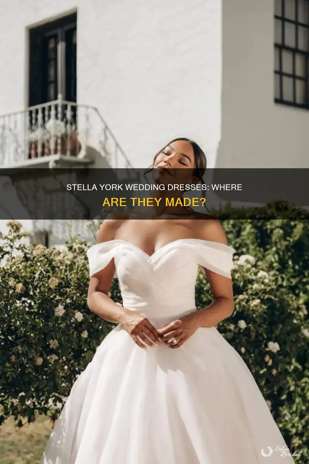 where are stella york wedding dresses made