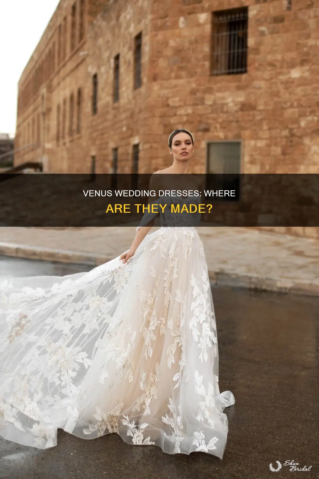 where are venus wedding dresses made
