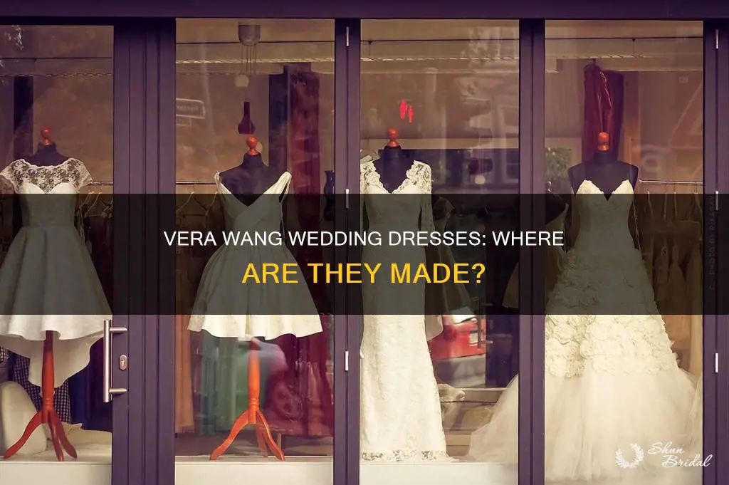 where are vera wang wedding dresses made