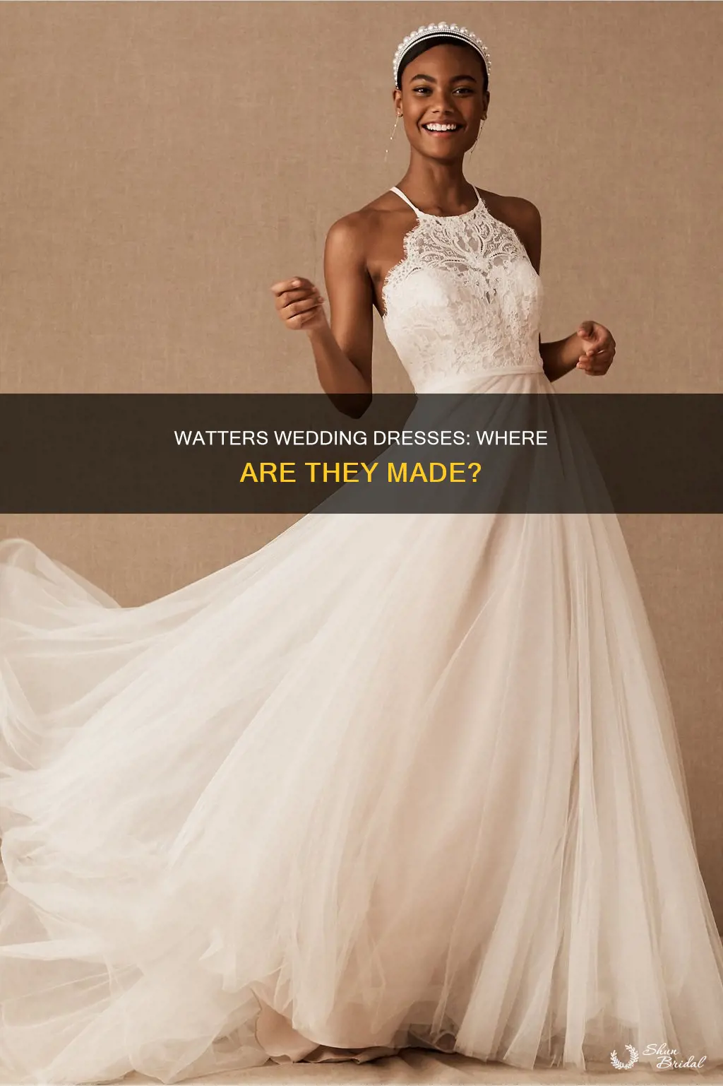 where are watters wedding dresses made