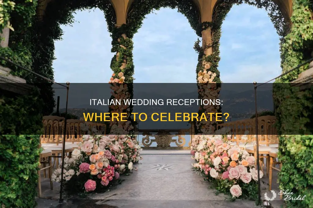 where are wedding receptions in italy held