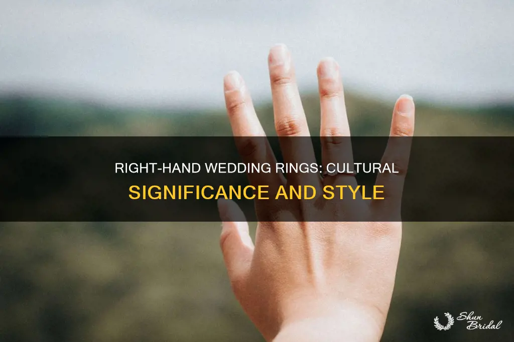 where are wedding rings worn on the right hand