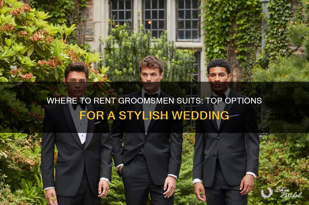 where can groomsmen rent suits
