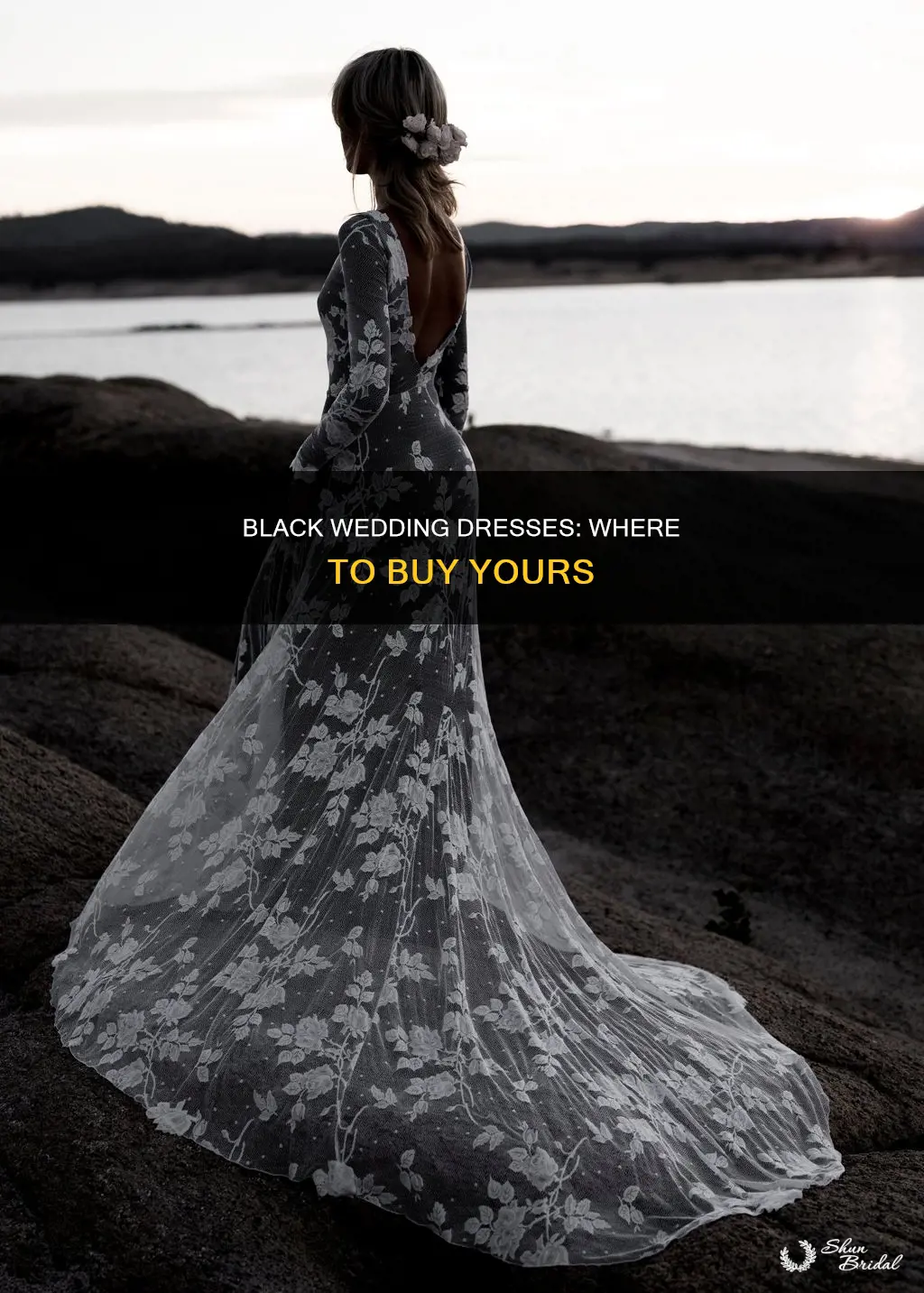 where can I buy a black wedding dress