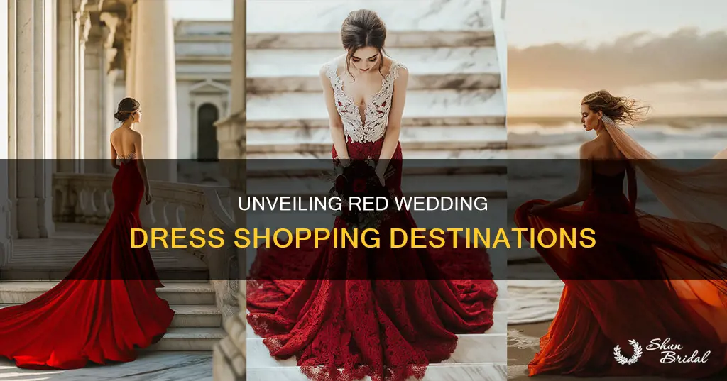 where can I buy a red wedding dress
