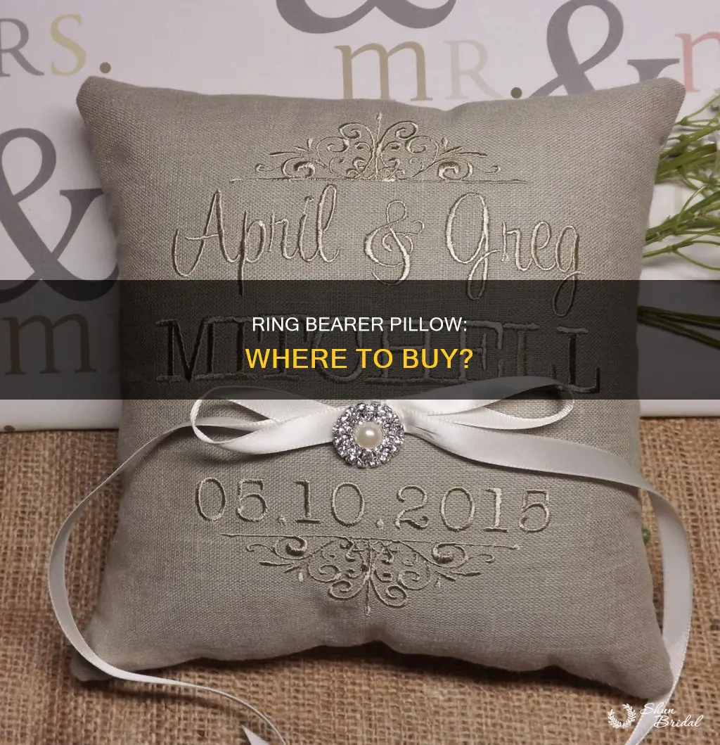 where can I buy a ring bearer pillow