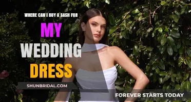 Finding the Perfect Wedding Dress Sash