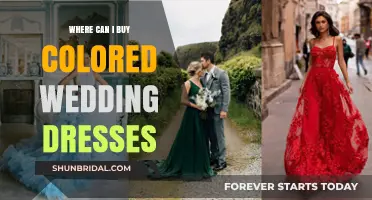 Find Your Dream Colored Wedding Dress