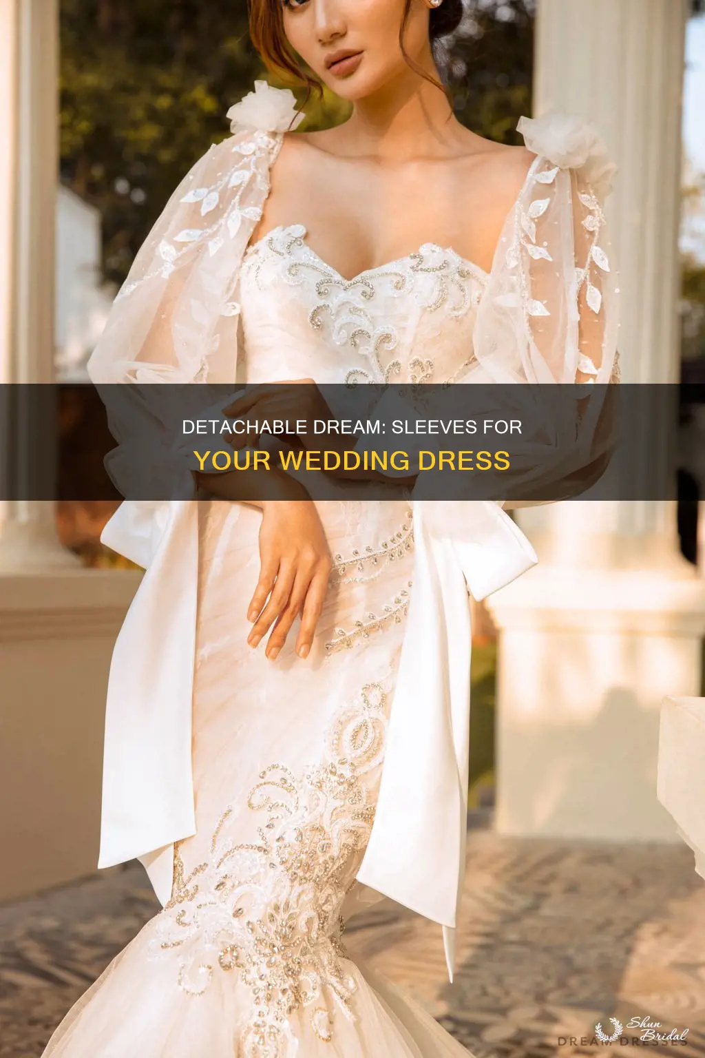 where can I buy detachable sleeves for wedding dress