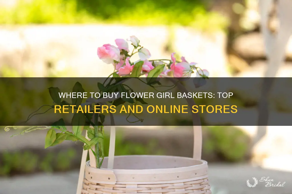 where can i buy flower girl baskets
