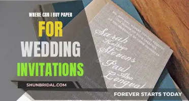 Best Places to Buy Paper for Wedding Invites