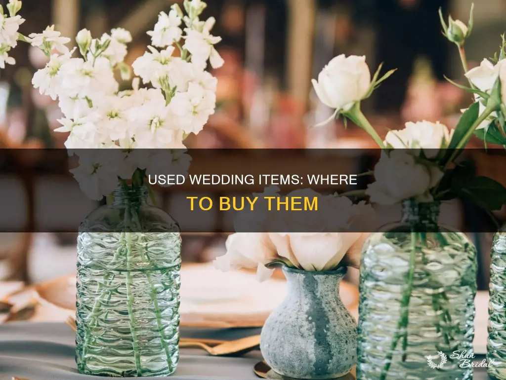 where can I buy used wedding items