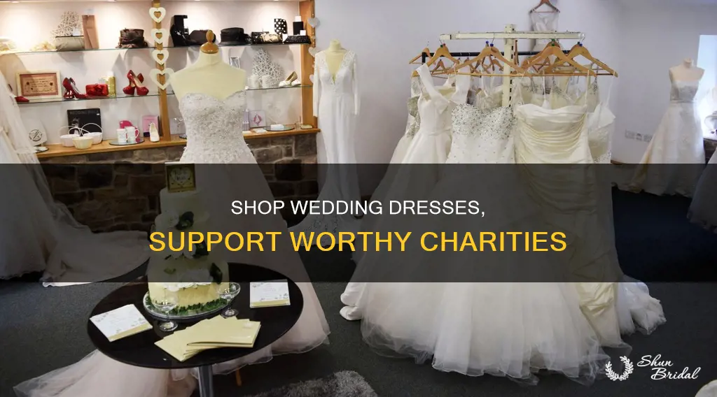 where can I buy wedding dresses to help charities