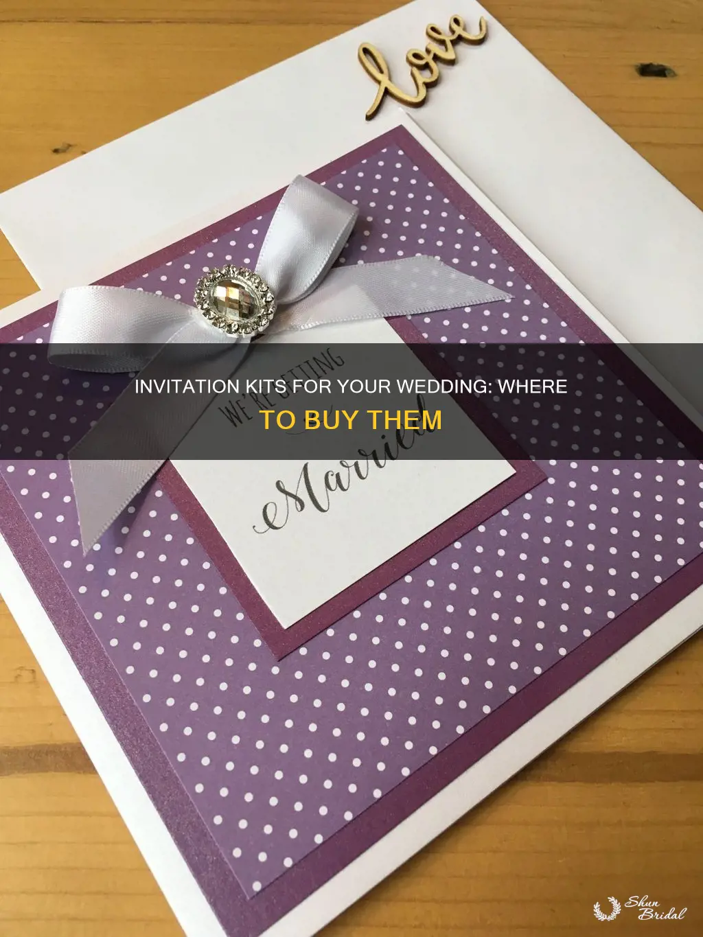 where can I buy wedding invitation kits