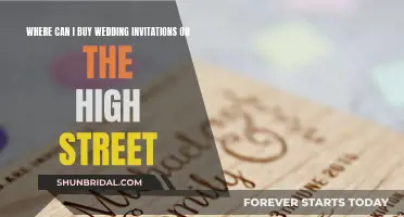 High Street Wedding Invitation Shopping: Where to Go?