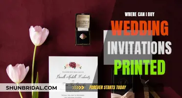 Printed Wedding Invitations: Where to Buy Them?